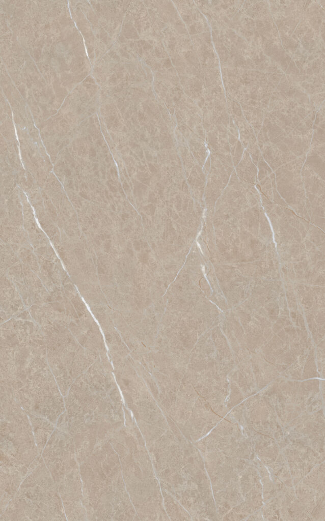 Beige marmerlook tegel met subtiele witte aders