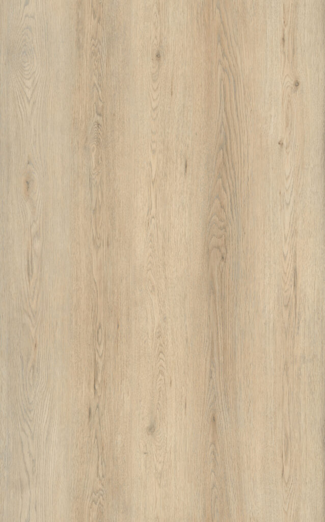 PVC vloer met zachte beige houtlook