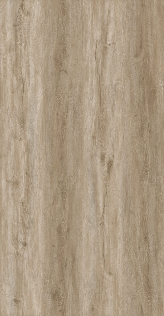 PVC vloer met warme beige houtstructuur