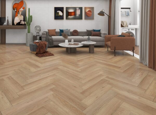 Ruby Visgraat Click PVC vloer in interieur