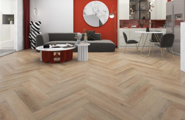 Eternity Visgraat Click PVC vloer in interieur