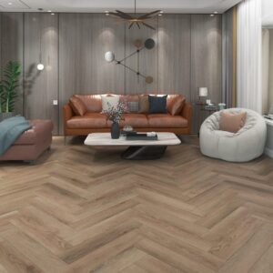 Sierra Visgraat Click PVC vloer in interieur
