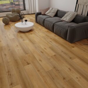 Natural Oak Plank Click PVC vloer in interieur
