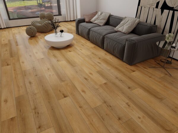 Natural Oak Plank Click PVC vloer in interieur