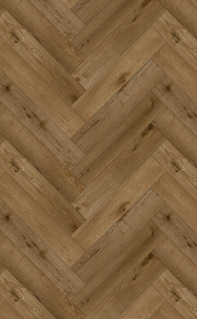 Amber Oak Visgraat Click PVC vloer