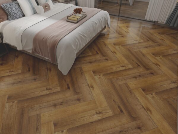 Sugar Oak Visgraat Click PVC vloer in interieur