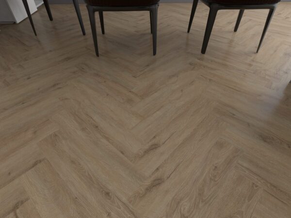 Bryce Canyon Visgraat Click PVC vloer in interieur
