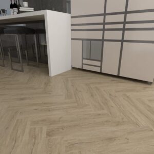 Moraine Lake Visgraat Click PVC vloer in interieur