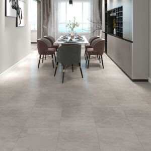 Concrete Sand Tegel Click PVC vloer in interieur
