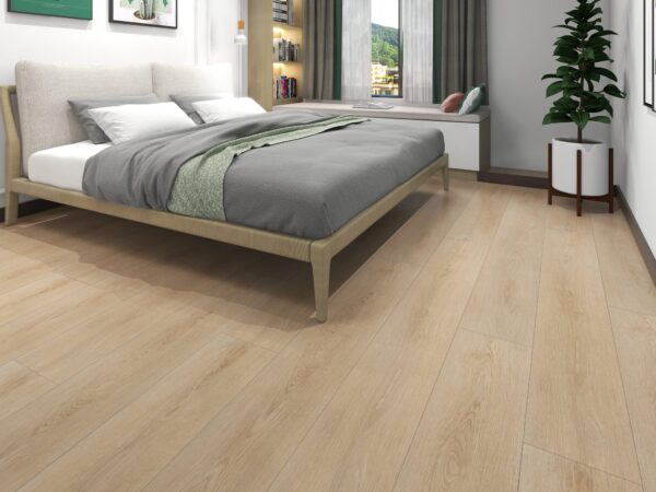 Slate Oak Plank Click PVC vloer in interieur