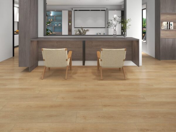 Cambridge Oak Plank Click PVC vloer in interieur