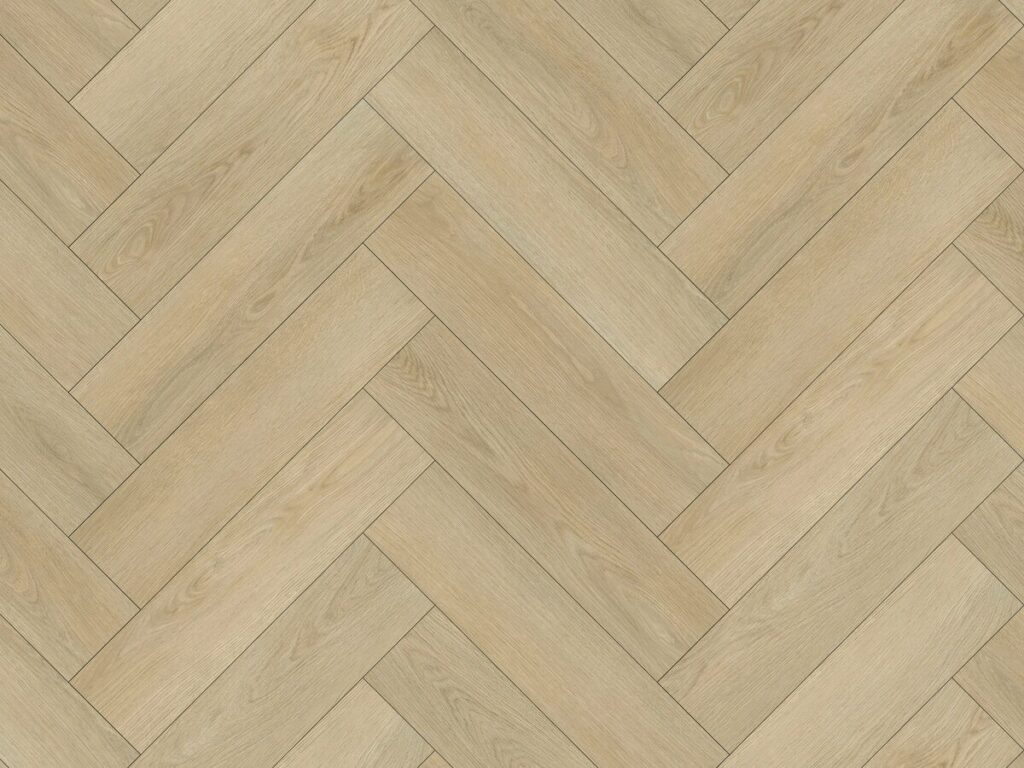 Warm Oak Visgraat Click PVC vloer